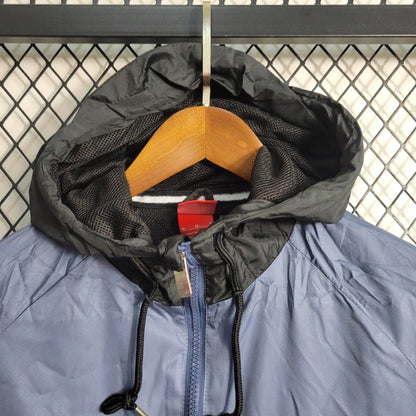 Napoli negru și albastru windbreaker