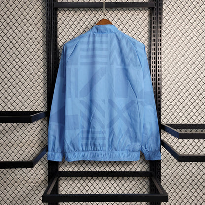 Manchester City blu windbreaker