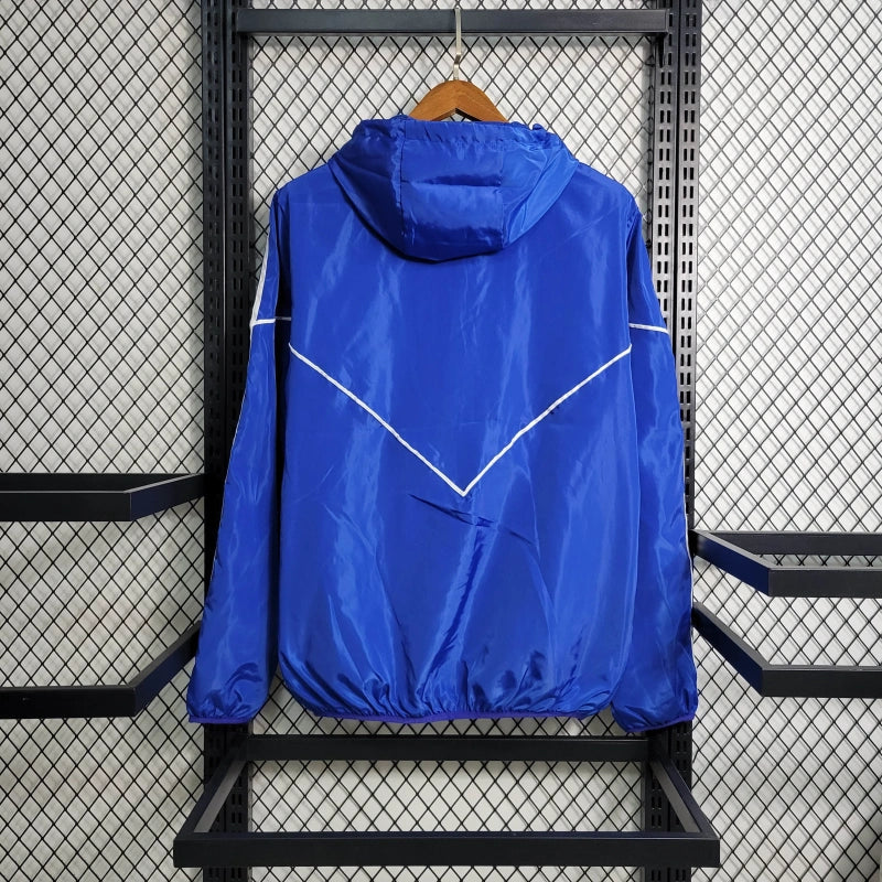 Olympique Lyon blu windbreaker