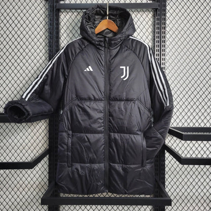 Jachetă puffer neagră Juventus