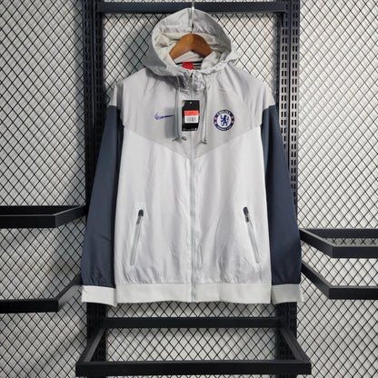 Chelsea alb-gri windbreaker