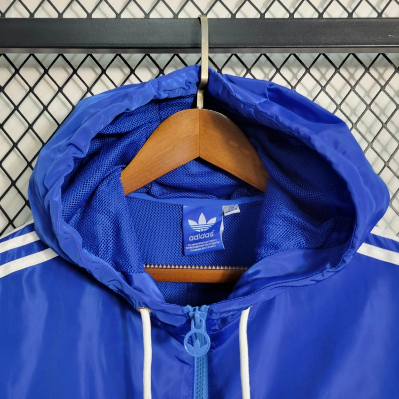 Olympique Lyon blu windbreaker