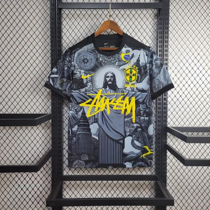 Tricou Brazilia 2024 "Stüssy" ediție limitată