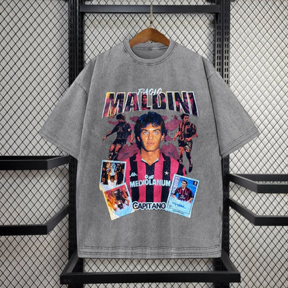 „Paolo Maldini”-s egyedi készítésű oversize póló