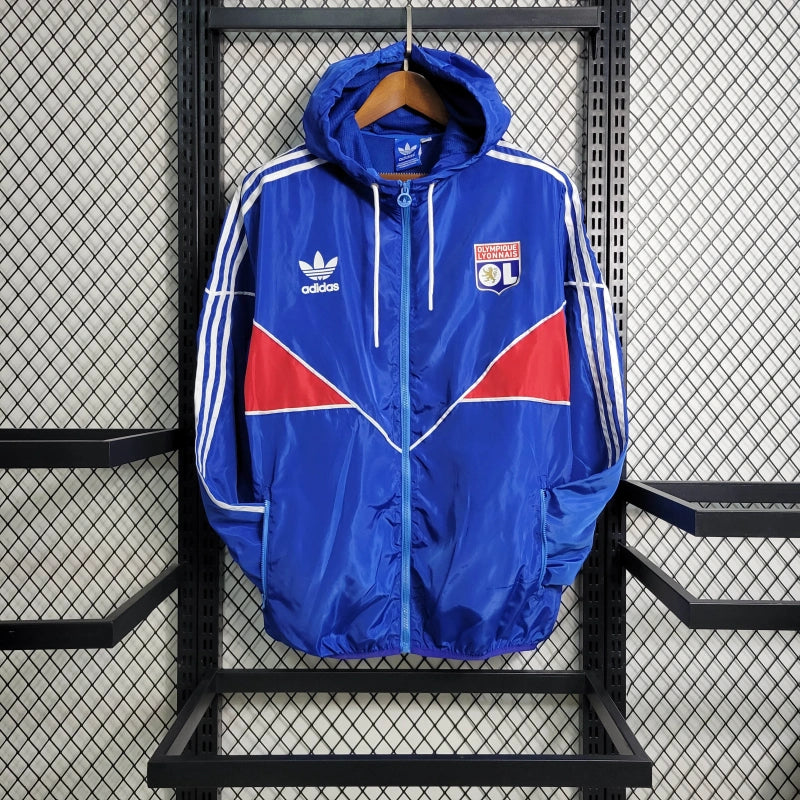 Olympique Lyon blu windbreaker